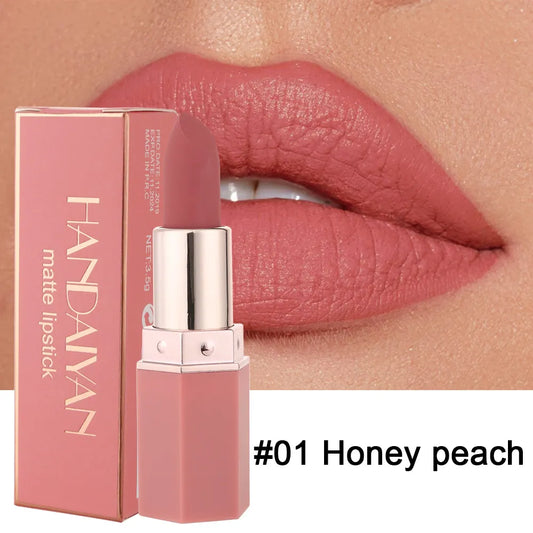 6 Colors Matte Lipstick Beauty Lip Gloss Free Shipping