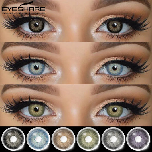 EYESHARE 1 Pair Color Contact Lenses For Eyes Multicolored Contact Lens Beauty Pupils